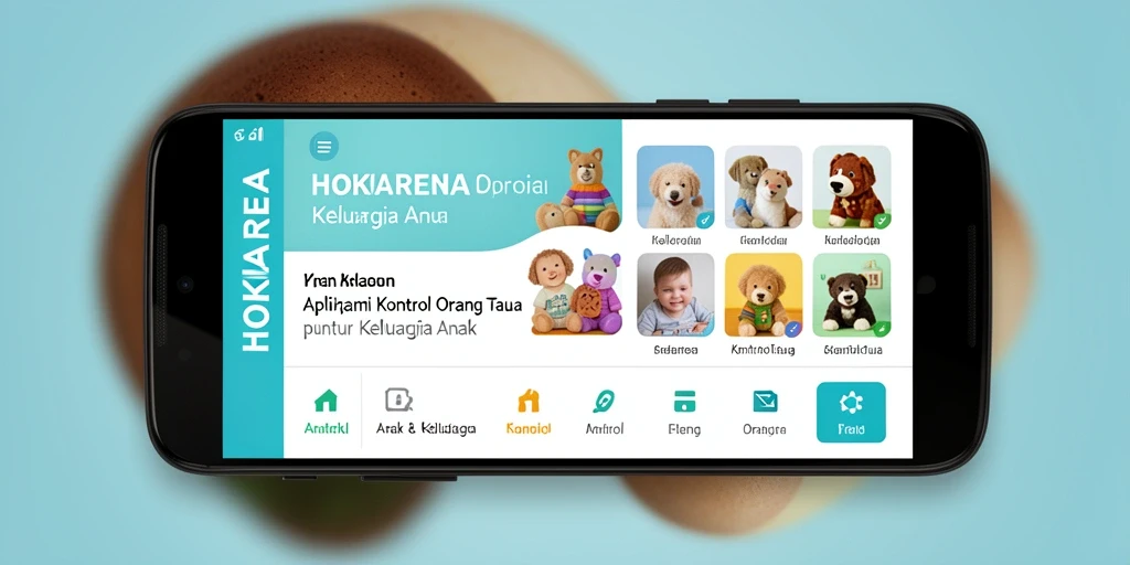 Tampilan antarmuka HOKIARENA untuk kontrol orang tua yang intuitif.